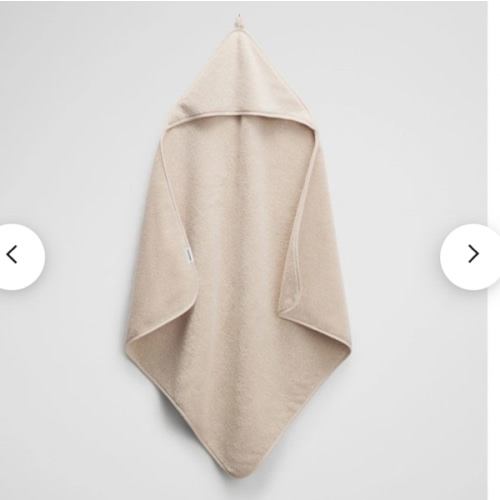 Mara Hooded Towel in Natural