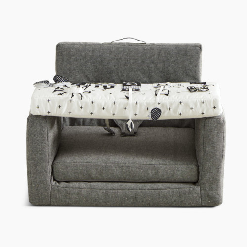 Wonder & Wise Rolling Along Square Chair - Gray