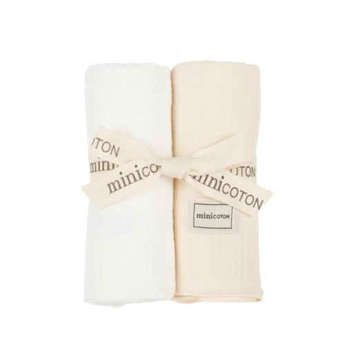 Muslin Pack White + Raw