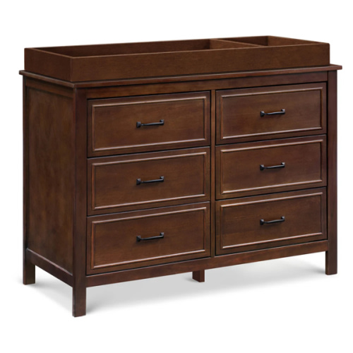 DaVinci Charlie 6-Drawer Double Dresser | Espresso