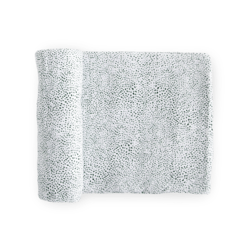 Cotton Muslin Swaddle Blanket - Green Seed