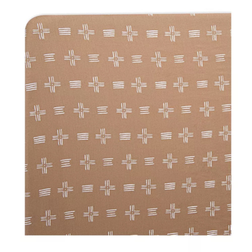 Kendi Crib Fitted Sheet - Copper Dash