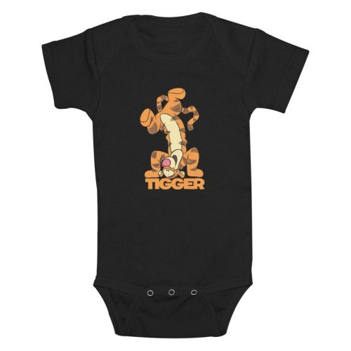 Toddler's Winnie the Pooh Upside Down Tigger - Black - 24 Months