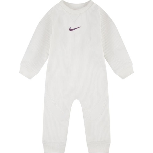 Baby Nearly Walkers Organic Cotton Rib Romper, 0-3M, Sail