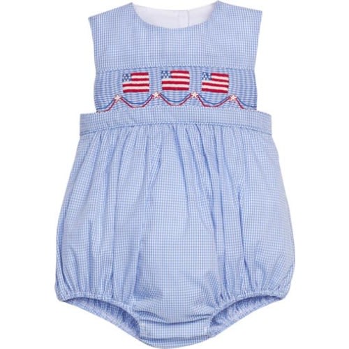 Smocked Apron Bubble, 6M