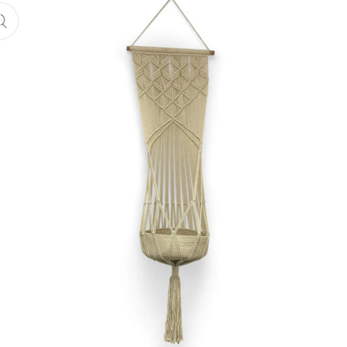 Macrame Toy Hanging Basket | 100% Organic - Finn + Emma