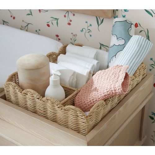 Palmer Scalloped Changing Table Organizer