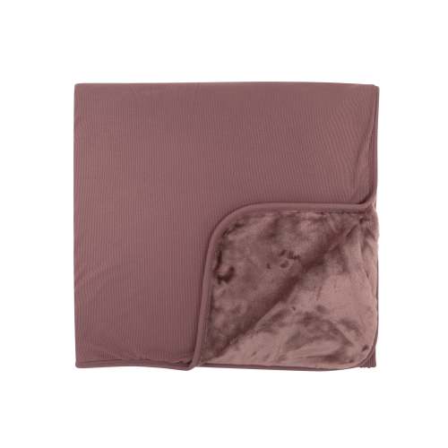 Plum Small Ribbed Toddler Blanket – Brave Little Ones