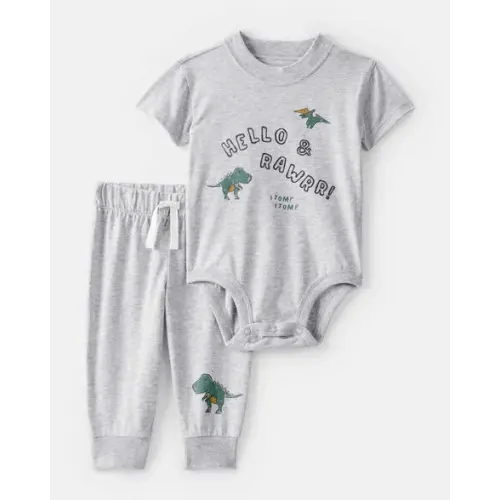 Baby Boy Dinosaur Bodysuit & Pant Set | Carter's