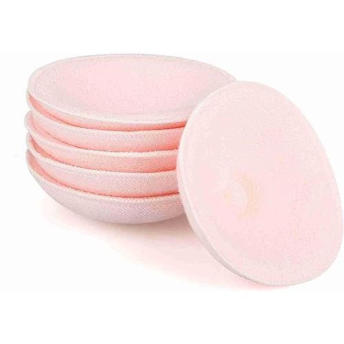 GLOGLOW 6pcs Reusable Nursing Pads, Washable Breast Pads Soft Cotton Breast Pads Washable Reusable Leak Proof Pads for Breastfeeding