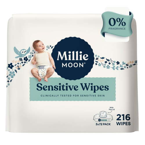 Millie Moon Sensitive Wipes, 216 Count (Select for More Options)
