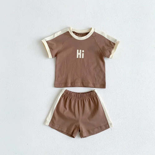 Hi Printed Shorts Set – August + Willow