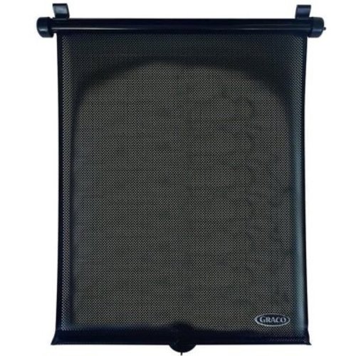 Graco Retractable Roller Shade Sun Protection for Car Windows, Universal Fit, 2-Pack