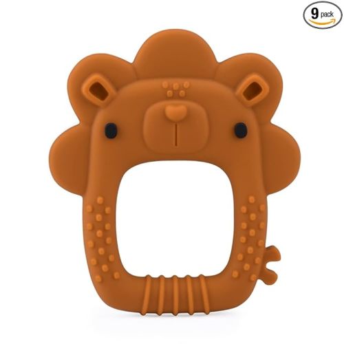 Loulou Lollipop Wild Silicone Baby Teether - Lion