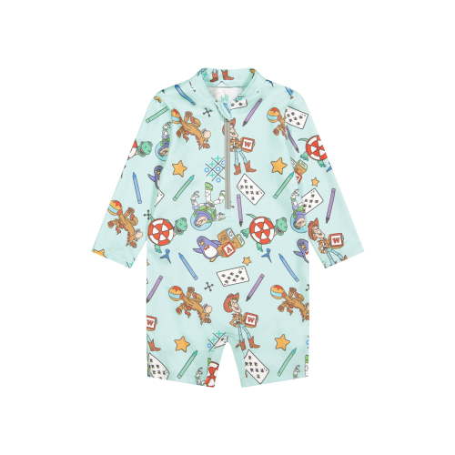 Character Baby Boy One- Piece Rash Guard Swimsuit, Sizes 0/3M- 24M