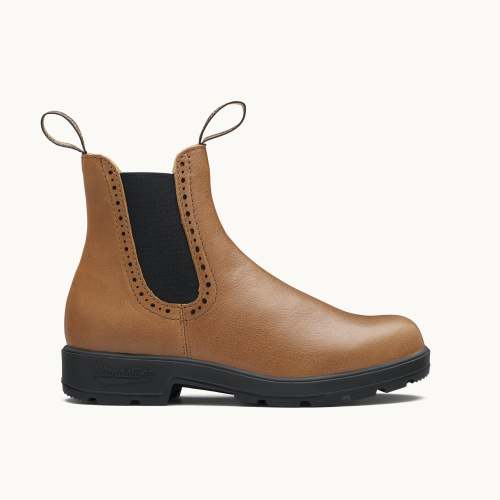 Camel Premium Leather High Top Boots, Women's Originals 2215 - Blundstone