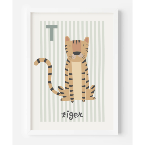 T is for Tiger Print