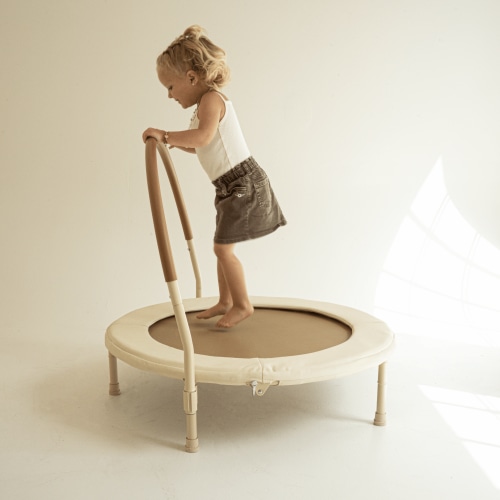 Mini Trampoline for Toddlers with Handle Bar | Square House