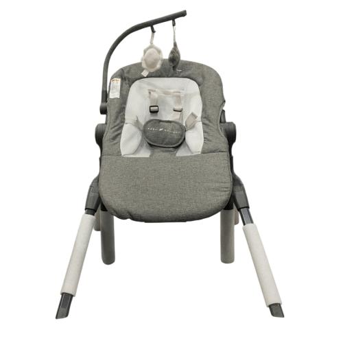 Baby Delight Bloom Soothing Adjustable Lounger, Charcoal Tweed