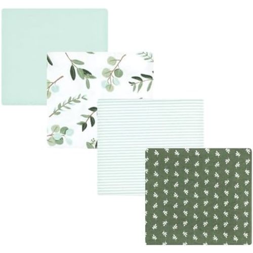 Luvable Friends Little Treasure Flannel Receiving Blankets 4pk