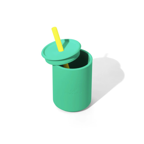 Buy 8oz Silicone Sippy Cup - Spill Proof Straw Transition Cup (9 color options) Online | Plastic Free Pursuit