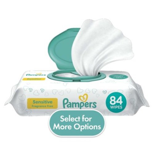 (1-Pack) Pampers Sensitive Baby Wipes 1 pack = 84 Wipes
