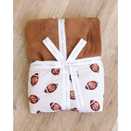 Vintage Football Plush Blanket