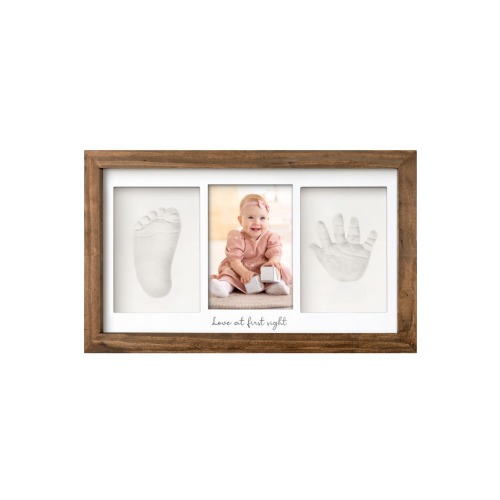 Baby Handprint & Footprint Keepsake Duo Frame