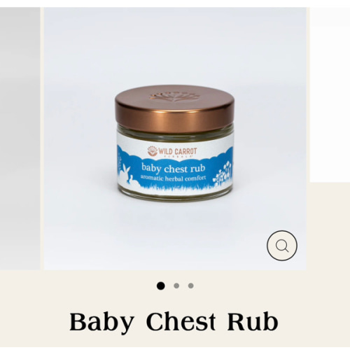 Baby Chest Rub – Wild Carrot Herbals