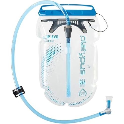 Platypus Big Zip Water Reservoir for Hydration Backpacks, 1.5-Liter, EVO with Fast Flow Valve, one color
