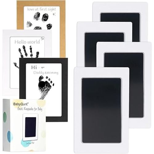 Inkless Baby Hand and Footprint Kit,Clean-Touch Ink Pads