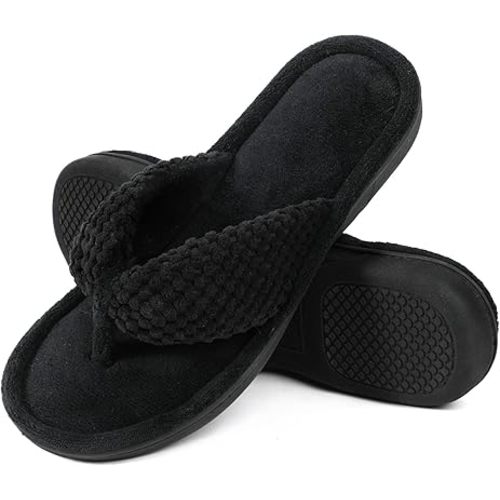 ULTRAIDEAS Women's Popcorn Flip Flop House Slipper with Memory Foam, Gift for Women Mom