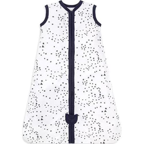 Burt's Bees Baby Infant Wearable Blanket, Organic Cotton Unisex Beekeeper - Light Weight 0.5 TOG or Medium Weight 1.5 TOG