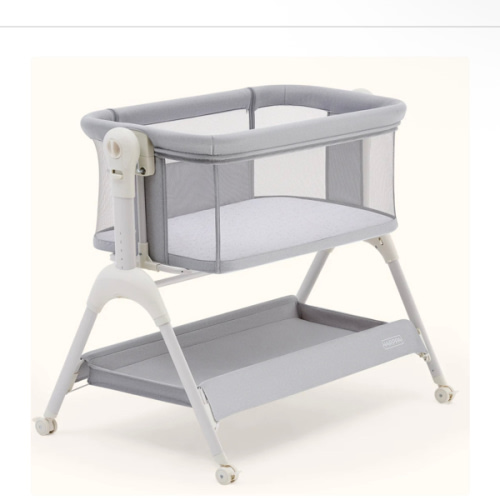 HARPPA Cuddly Sway | 3-in-1 Rocking Baby Bassinet & Bedside Sleeper with Anti-Reflux Mattress for Newborns | Attaches to Bed, Adjustable Height, Tool-Free Setup, Portable Wheels, CPSC Certified, Gentle Rocking Motion | Ideal for Infants, Safe Co-Sleeping