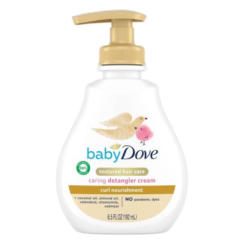 Baby Dove Textured Hair Care Detangling Cream - 6.5 fl oz: Paraben-Free, Moisturizing, Curl Enhancing, Leave-In Conditioner