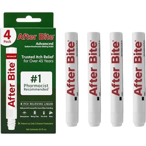 After Bite Advanced Bug Bite Itch Relief, Portable Pen Applicator, 4Pk