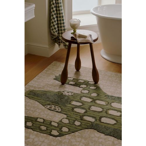 Hand Tufted 100% Wool Alligator Rug