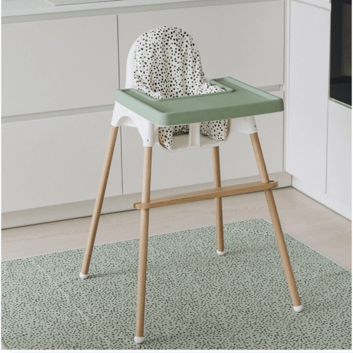 Adjustable Solid Wood Footrest for IKEA Antilop Highchair - Oak | Maple | Ash