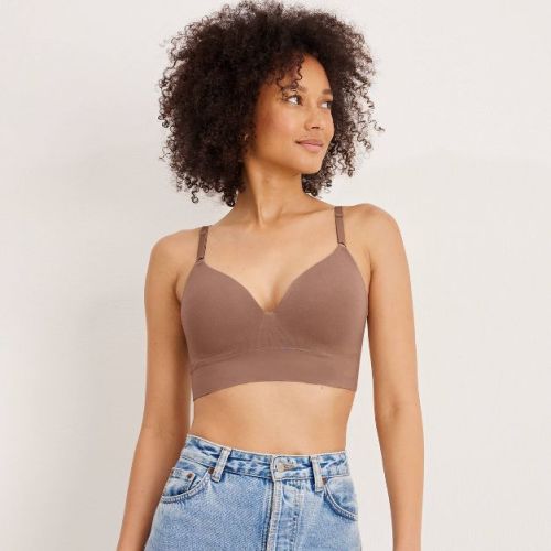 Jockey Generation™ Women's Seamfree® Comfort T-Shirt Bralette - Almond L