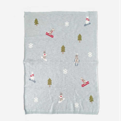 Ski Baby Blanket