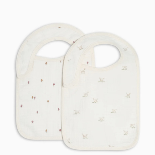 2-Pack Muslin Bibs