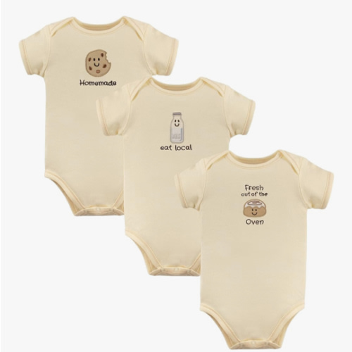 Touched by Nature Unisex Baby Organic Cotton Bodysuits
