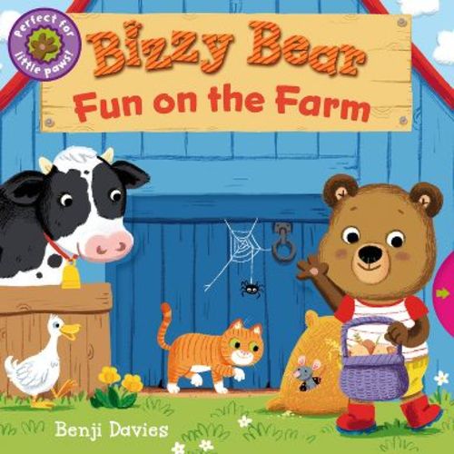 Bizzy Bear: Fun on the Farm - (Board Book)