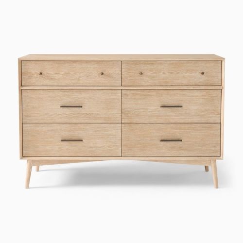 Kids Mid-Century 6-Drawer Dresser (56")