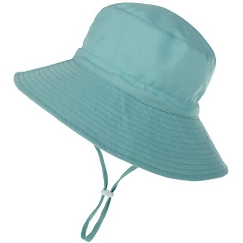 Baby Sun Hat UPF 50+ Sun Protective Toddler Bucket Hat Summer Kids Beach Hats Wide Brim Outdoor Play Hat for Boys Girls