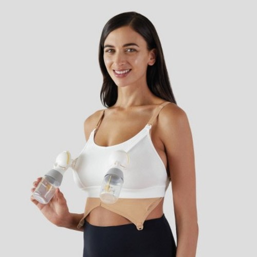 Bravado! BASICS Clip & Go Pumping Accessory - White L