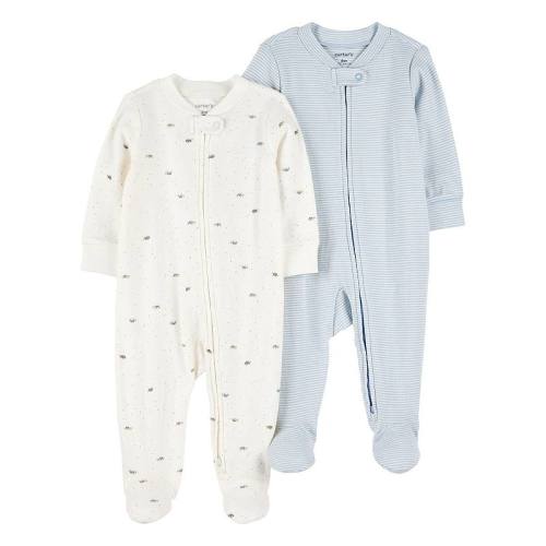 Baby Boys Carter's 2-Way Zip Cotton 2-Pc. Sleep & Play Pajama Set