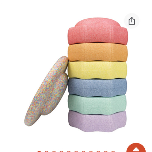 StepPebbles and FREE Balance Board | Pastel