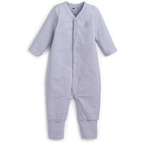 monica + andy On the Go Baby One Piece, 100% Organic Baby Clothes for Girls & Boys, Sizes For Preemie, Newborn, & Infant