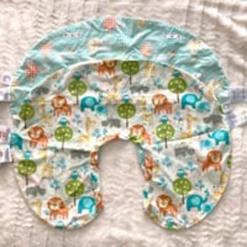 2 Pack NWOT Boppy Slipcovers Wilderness Hot Air Balloons